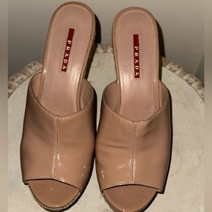 Prada wedges